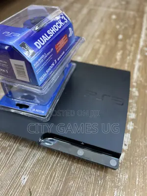 Sony Playstation 3 Ps3 Slim Console With Controller Cords