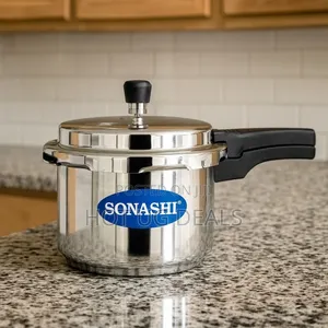 Sonashi 3 Liters Non Electric Heavy-base Aluminium Pressure Cooker