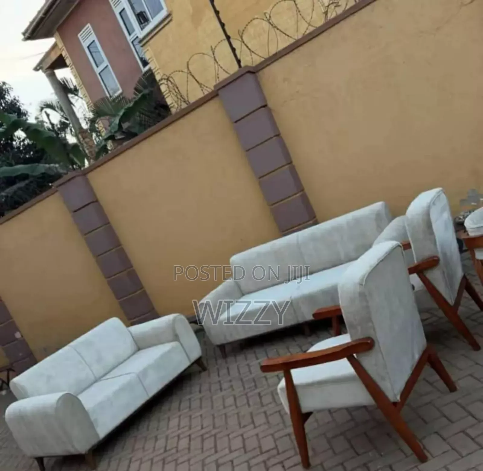 Cream Sofa Set