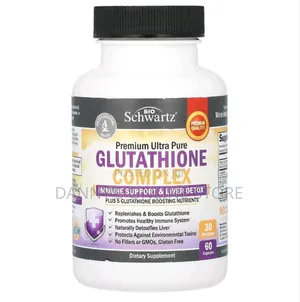 Glutathione Complex, 500mg, Milk Thistle, Ala, Quercetin ,60 Capsules