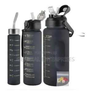 3-in-1 Set Of Motivational Water Bottles