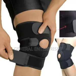 Adjustable Open-Patella Knee Support Brace Made of Neoprene.
