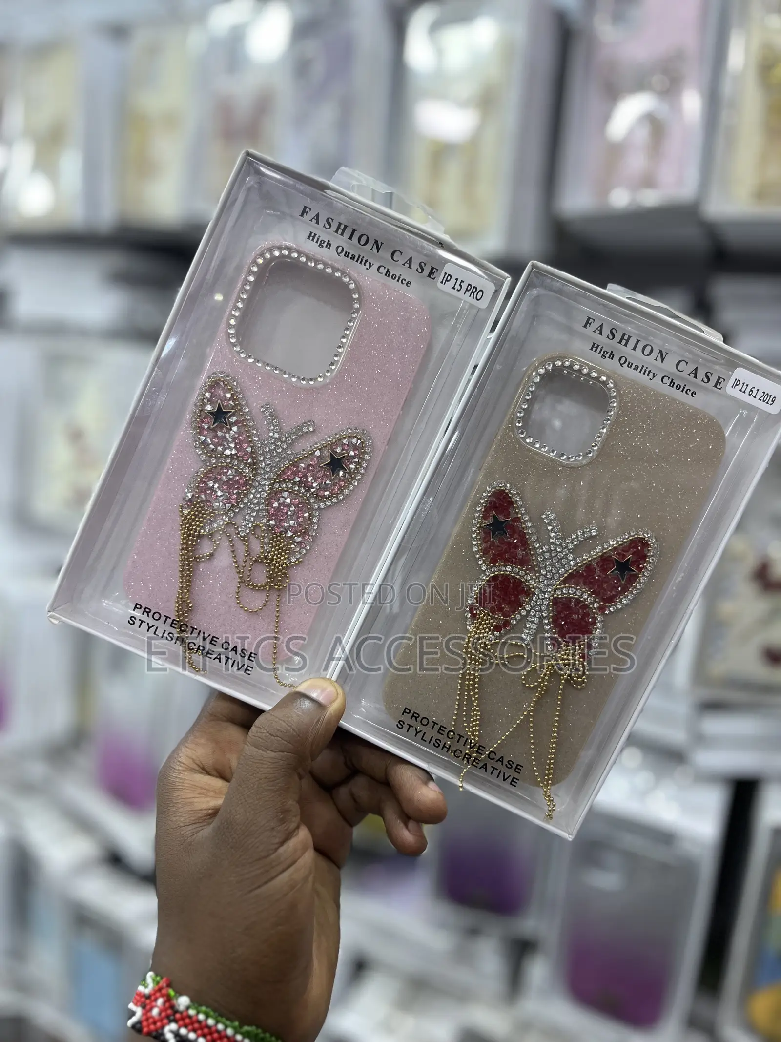 Glitter Butterfly Phone Cases