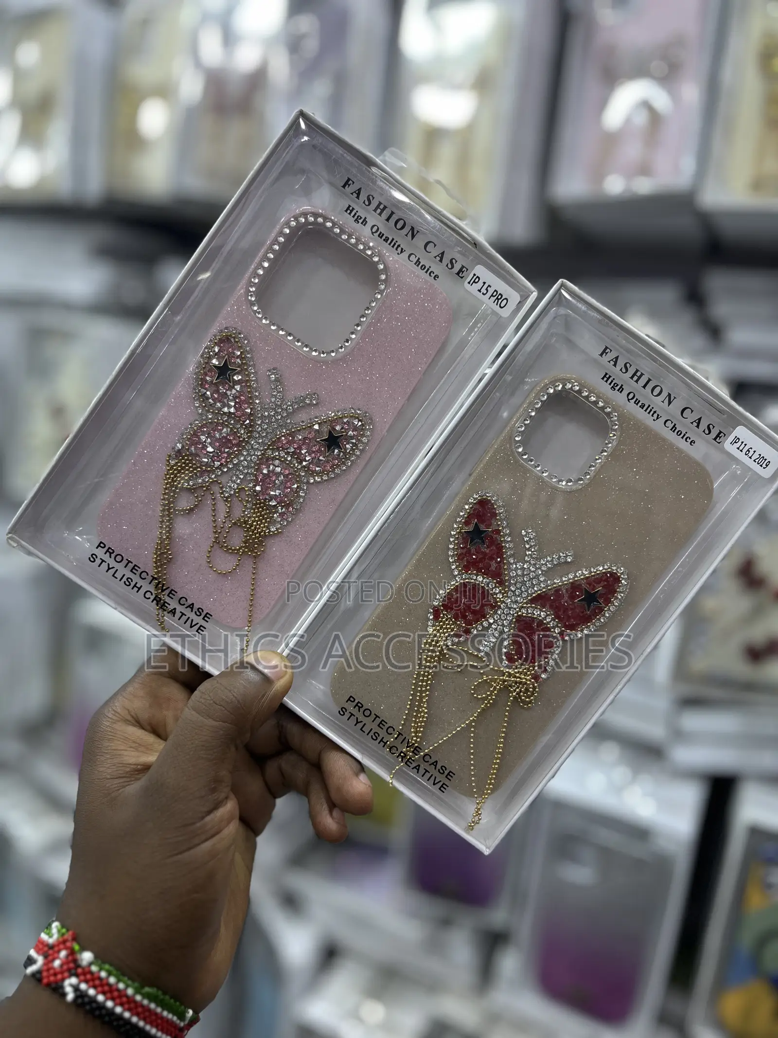 Glitter Butterfly Phone Cases