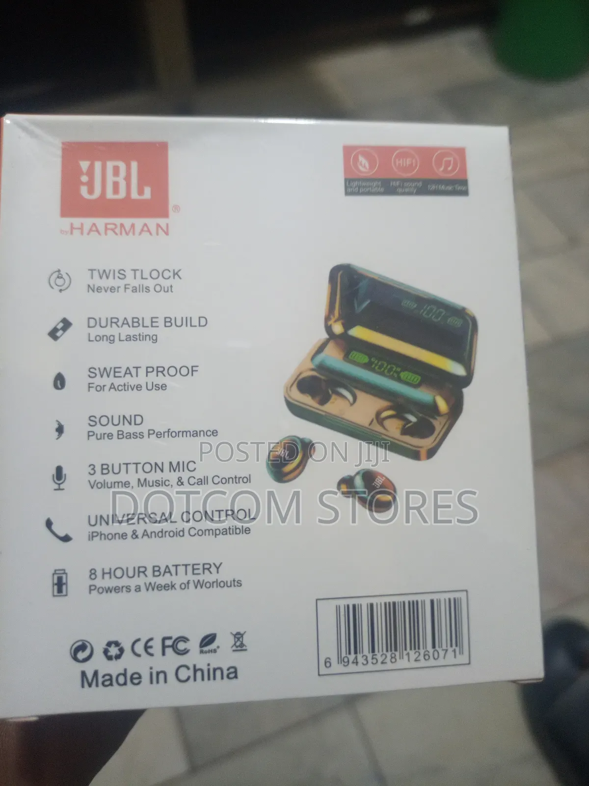 JBL Air F9 Pro+ Wireless Bluetooth Earbuds.