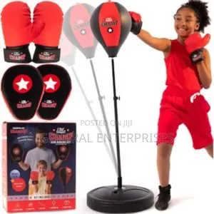 Kids' Freestanding Punching Bag Set by Champic.