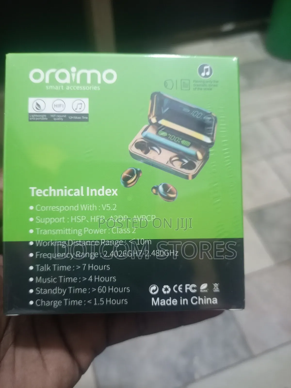 Oraimo Air F9 Pro+ Wireless Earbuds.