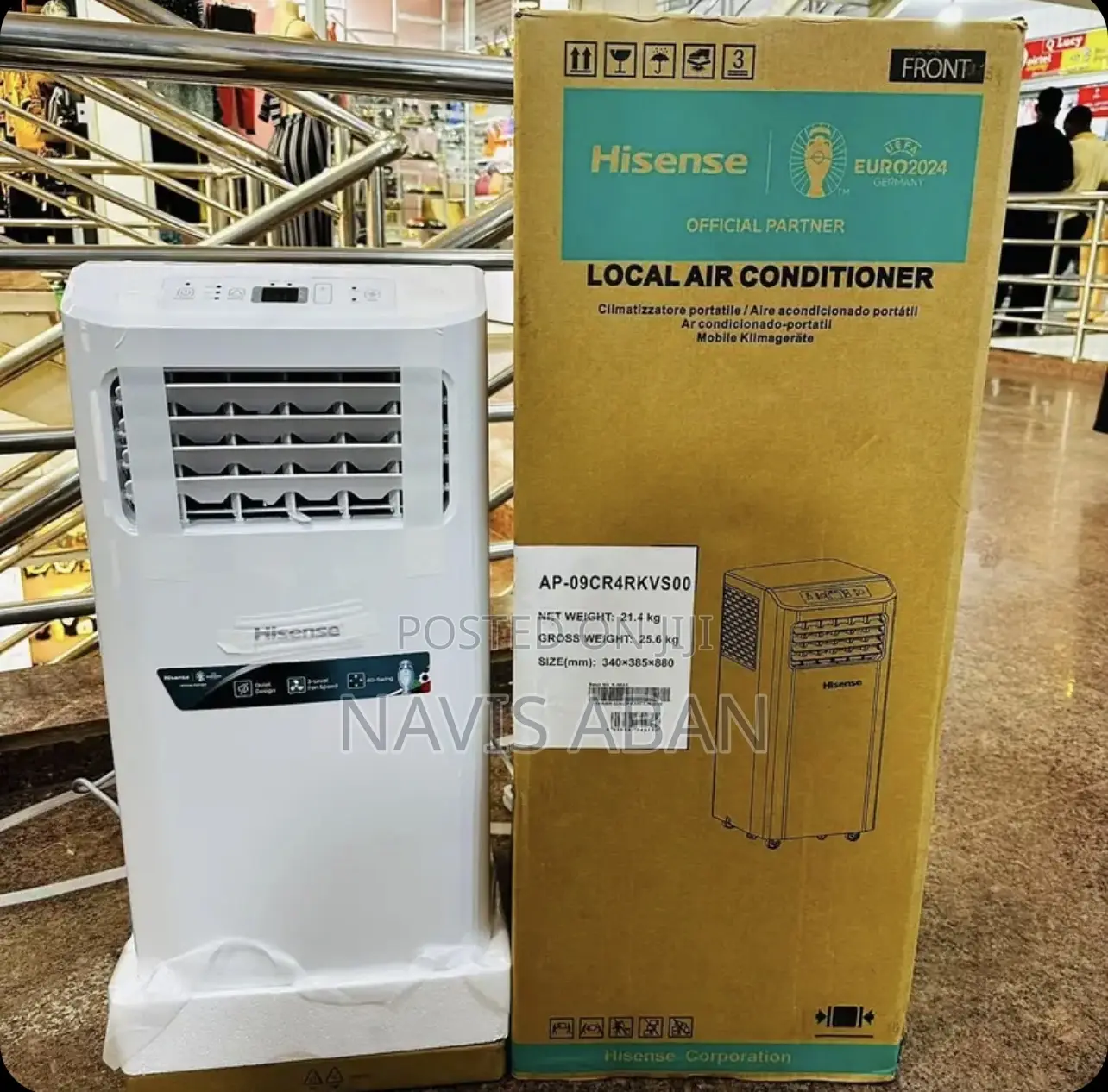 Hisense 9000btu Portable Air Conditioner