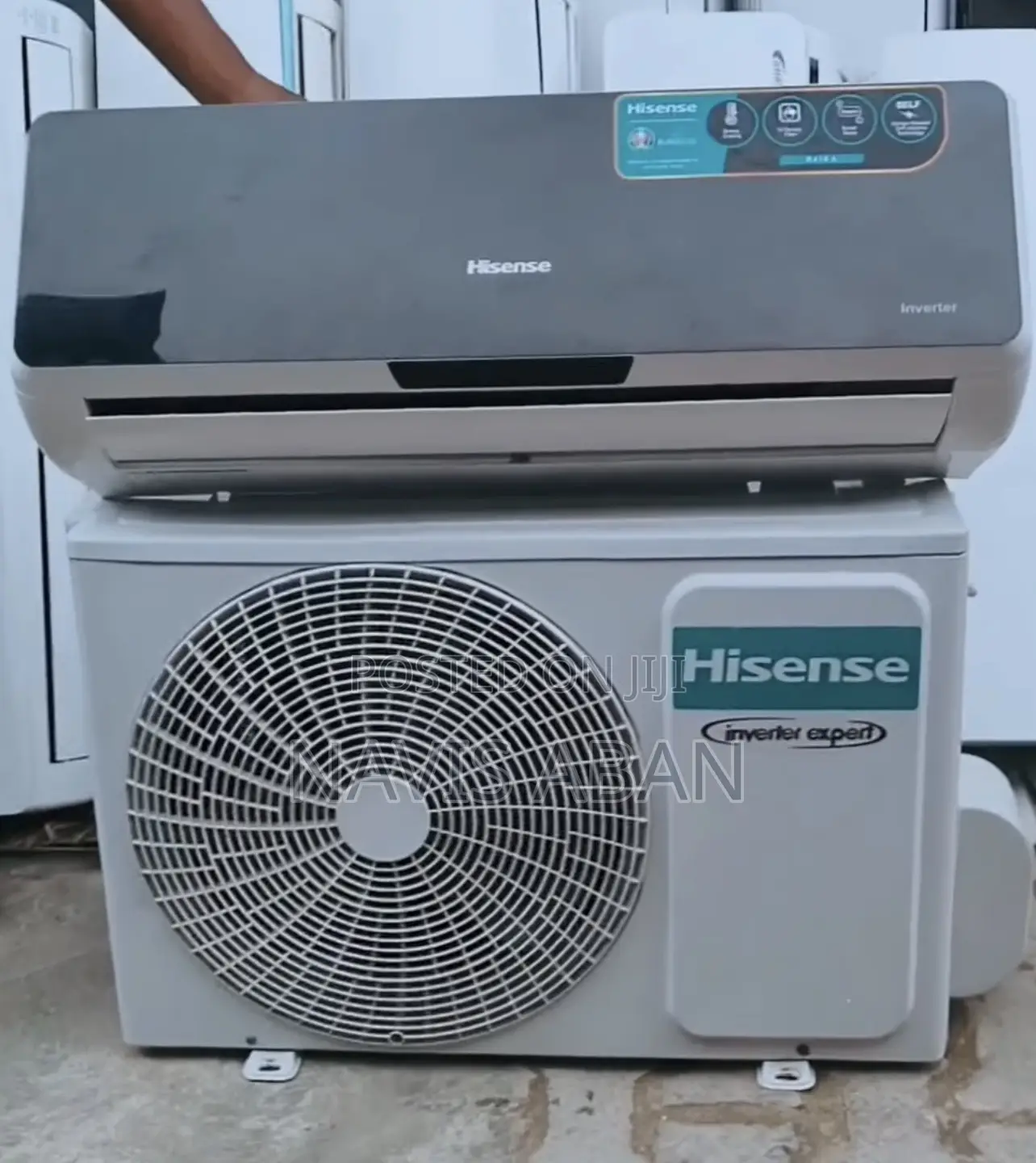 Hisense12000btu Wall Split Ai Black Air Conditioner