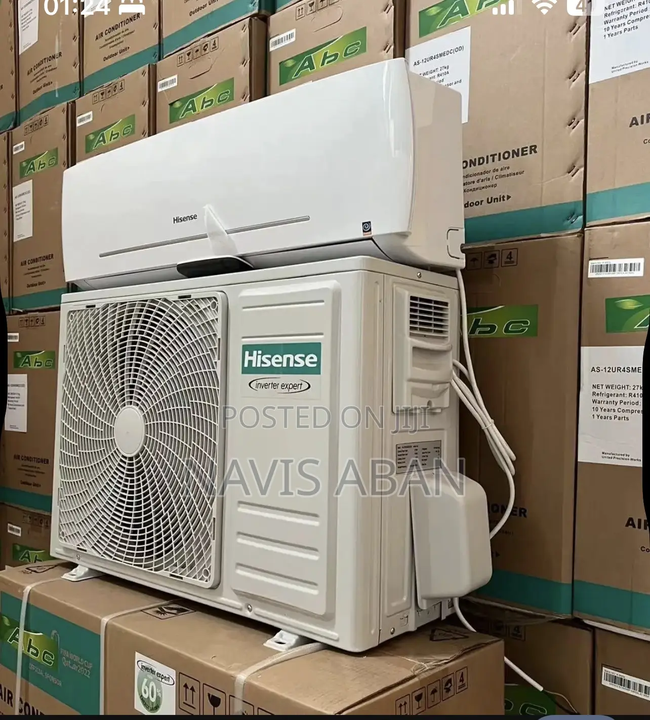 Hisense 24000btu Wall Split Air Conditioner