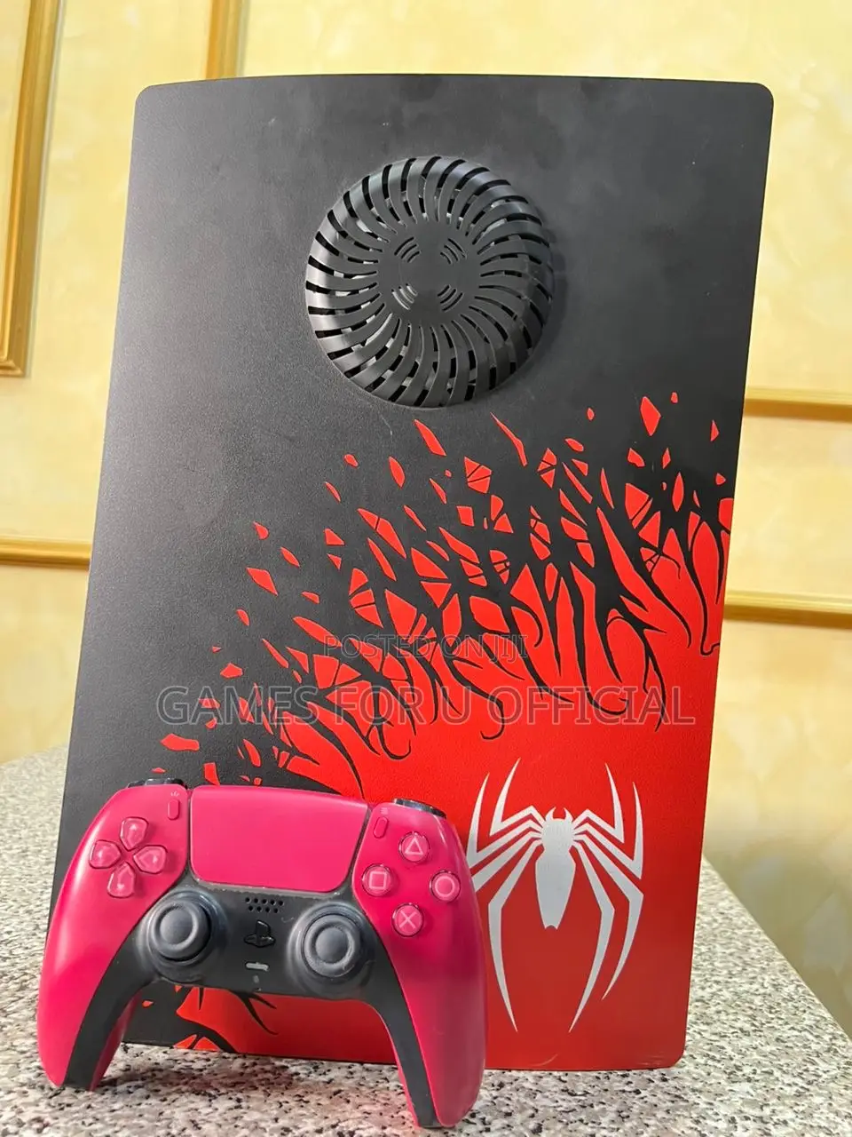 Ps5 Console Standard & 1 Red Controller Uk