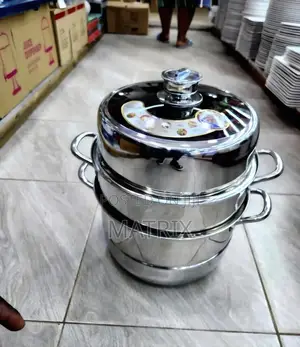 Three-Tier Stainless Steel Food Steamer Pot Set
