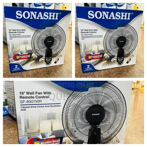 16 Inches Sonashi Wall Fan With Remote Now