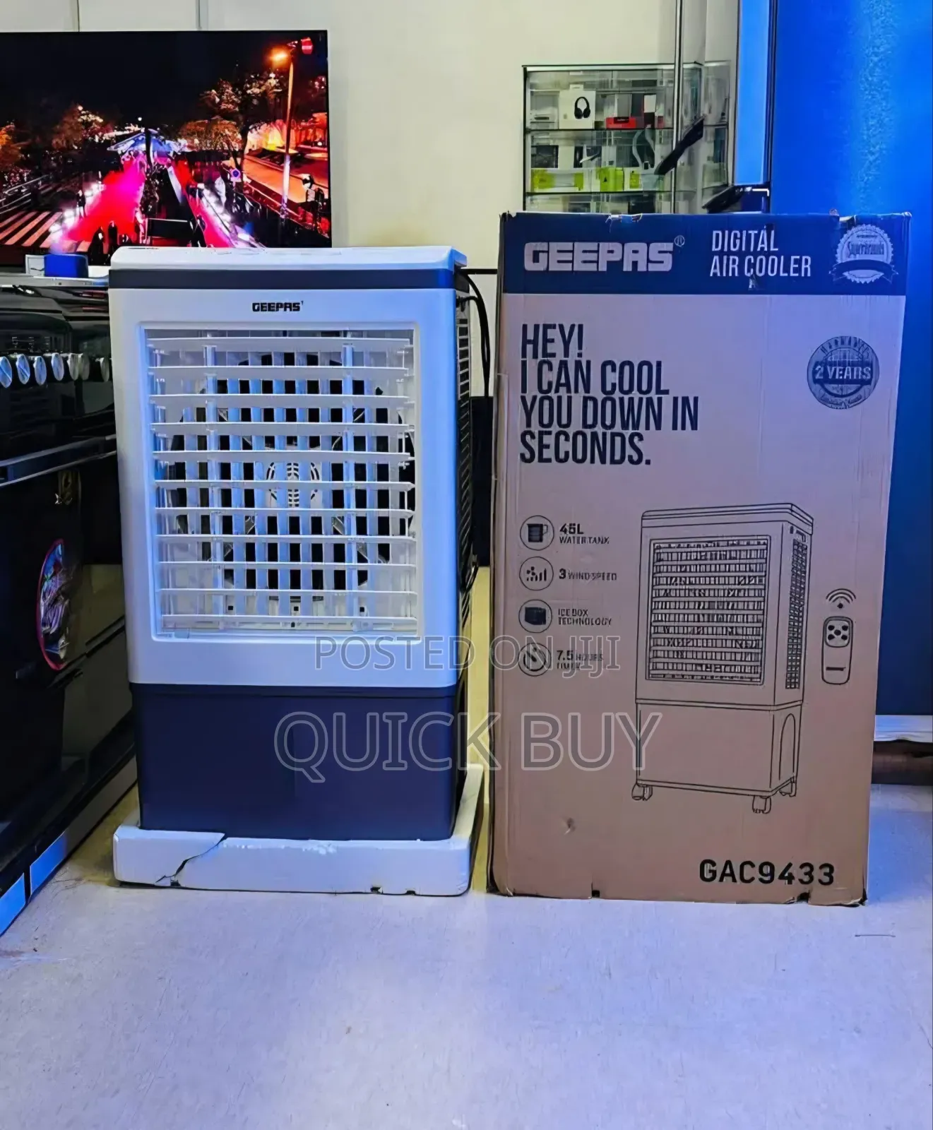 Geepas Gac9433 Digital Air Cooler.