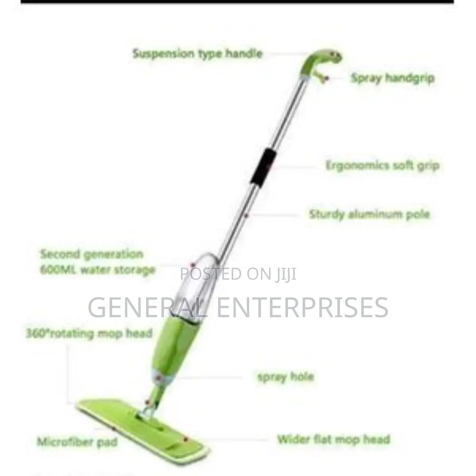 Aluminium Microfiber Floor Cleaning Spray Mop.