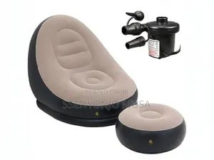 Intex Inflatable Sofa Set | Portable Lounge Chair With Foot-