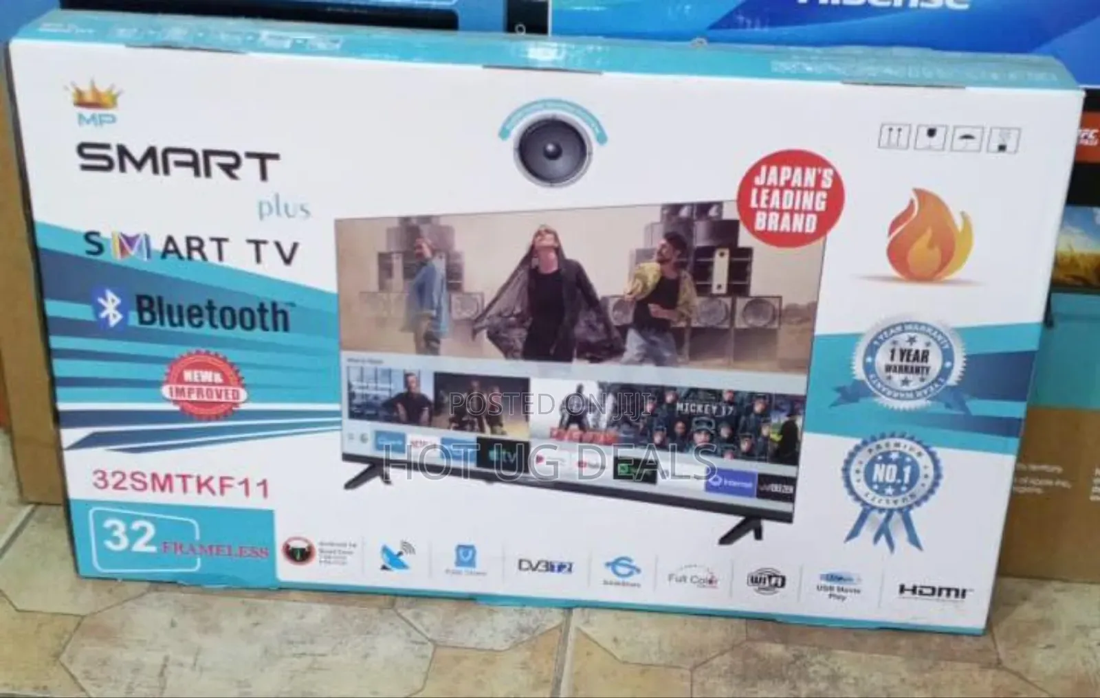 Smart Plus 32 Inch Smart Android Tv Bluetooth Free To Air