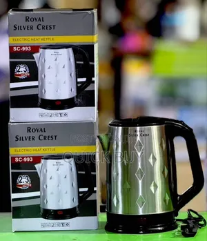 Royal Silver Crest Electric Heat Kettle, Model Sc-993.