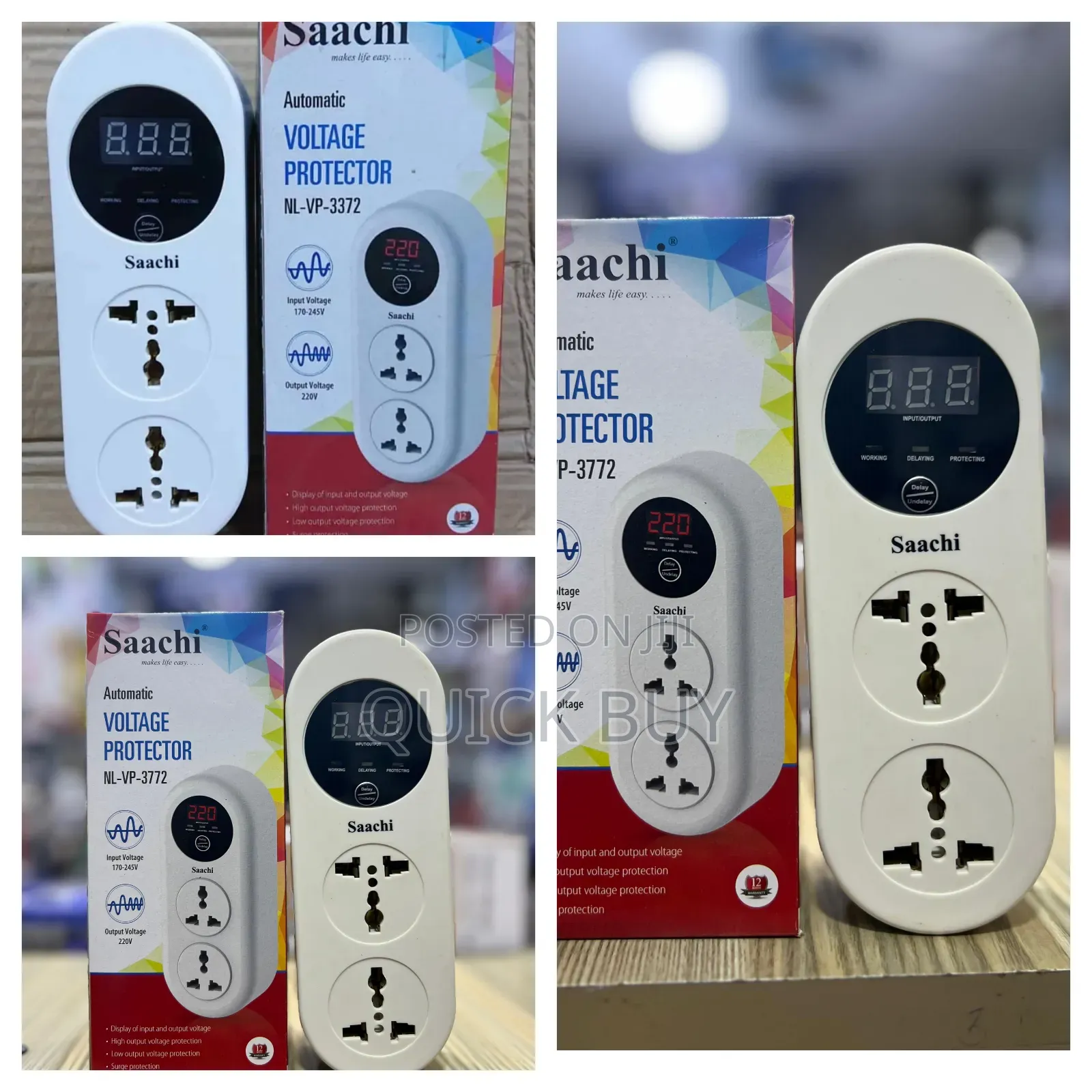 Saachi Nl-Vp-3772 Automatic Voltage Protector.