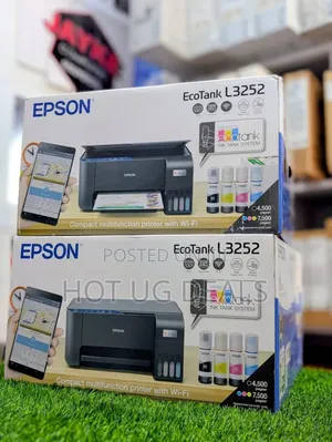 Epson Epsoin L3252 Wireless Ink Tank Printer Print, Copy, Scan