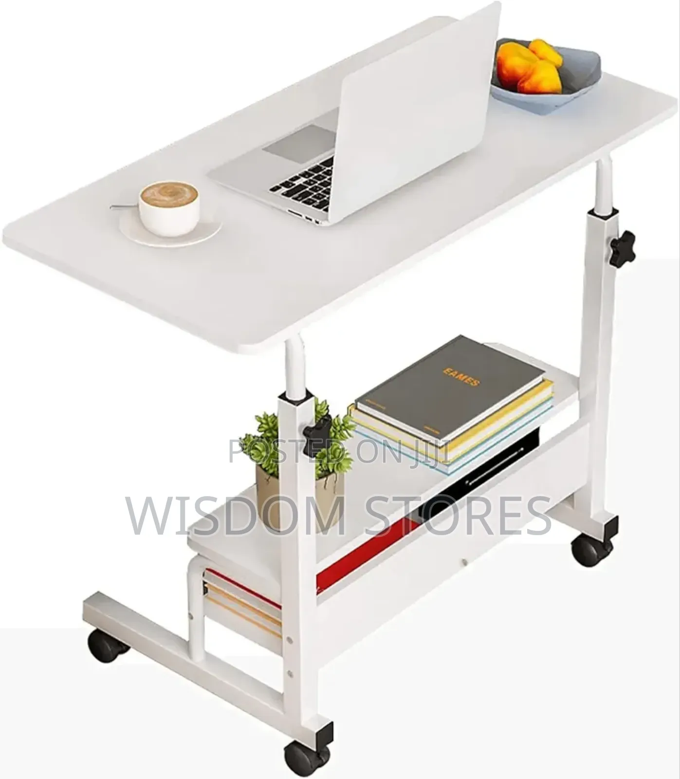 Adjustable Height Mobile Computer Desk