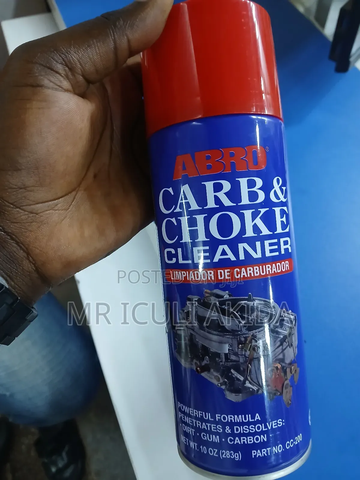 Abro Carb Choke Cleaner Spray Can,