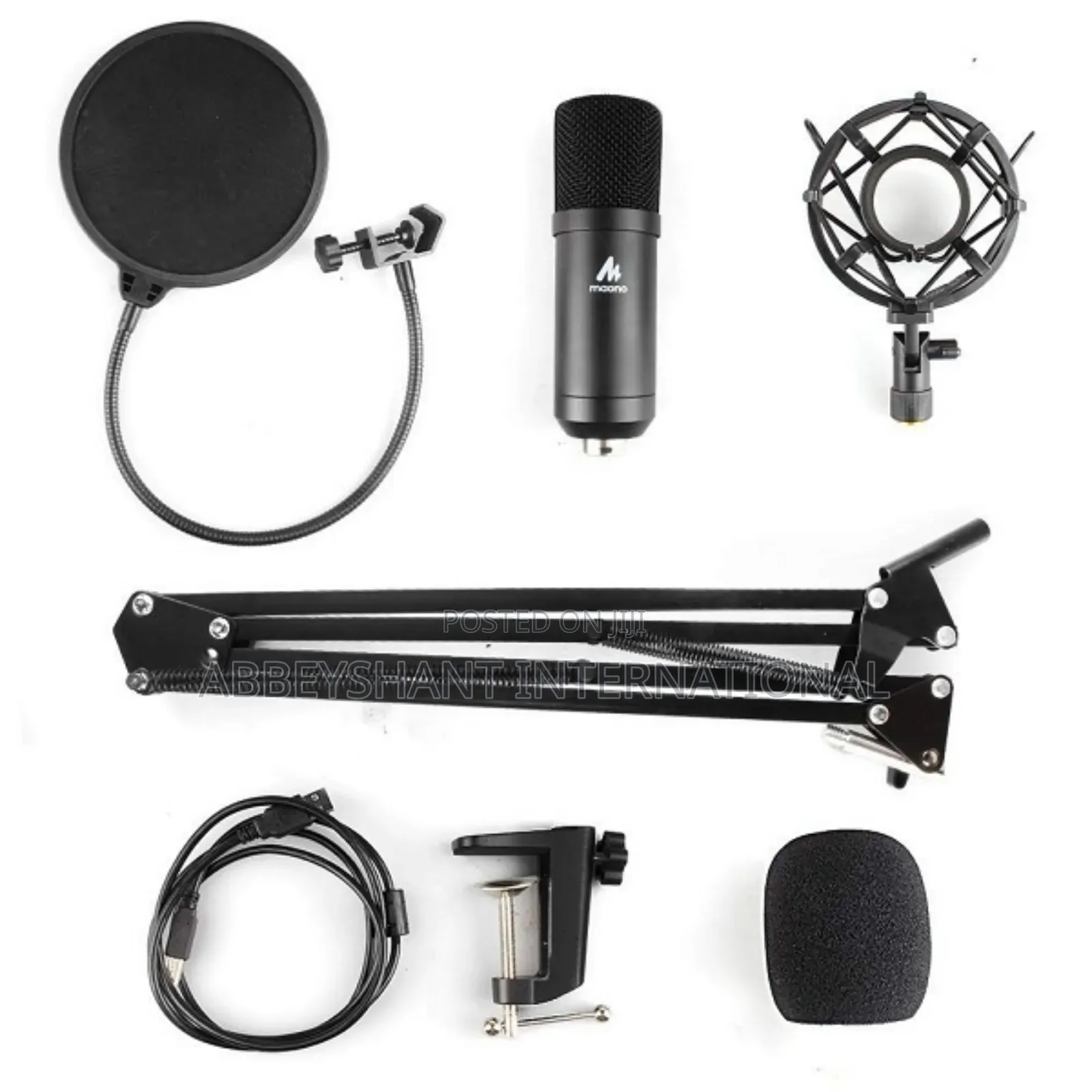 Maono Condenser Podcasting Microphone Kit Au-A03