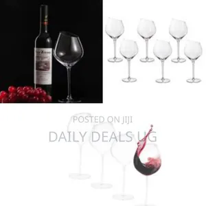 G Francis Large Red Wine Glasses
