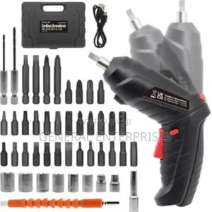 3.6v Rechargeable Cordless Electric Screwdriver Set With 47 Accessory