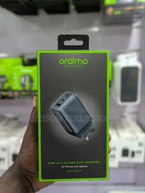 Oraimo Hypergan 65w Gan Wall Charger Kit With Cc Cable