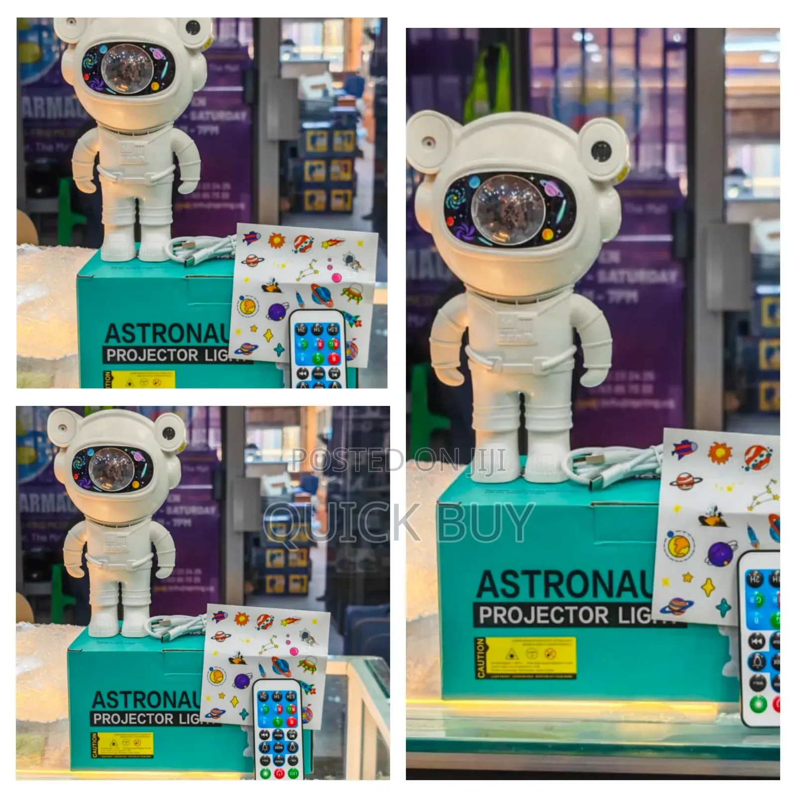 Astronaut Galaxy Light Projector With Stickers