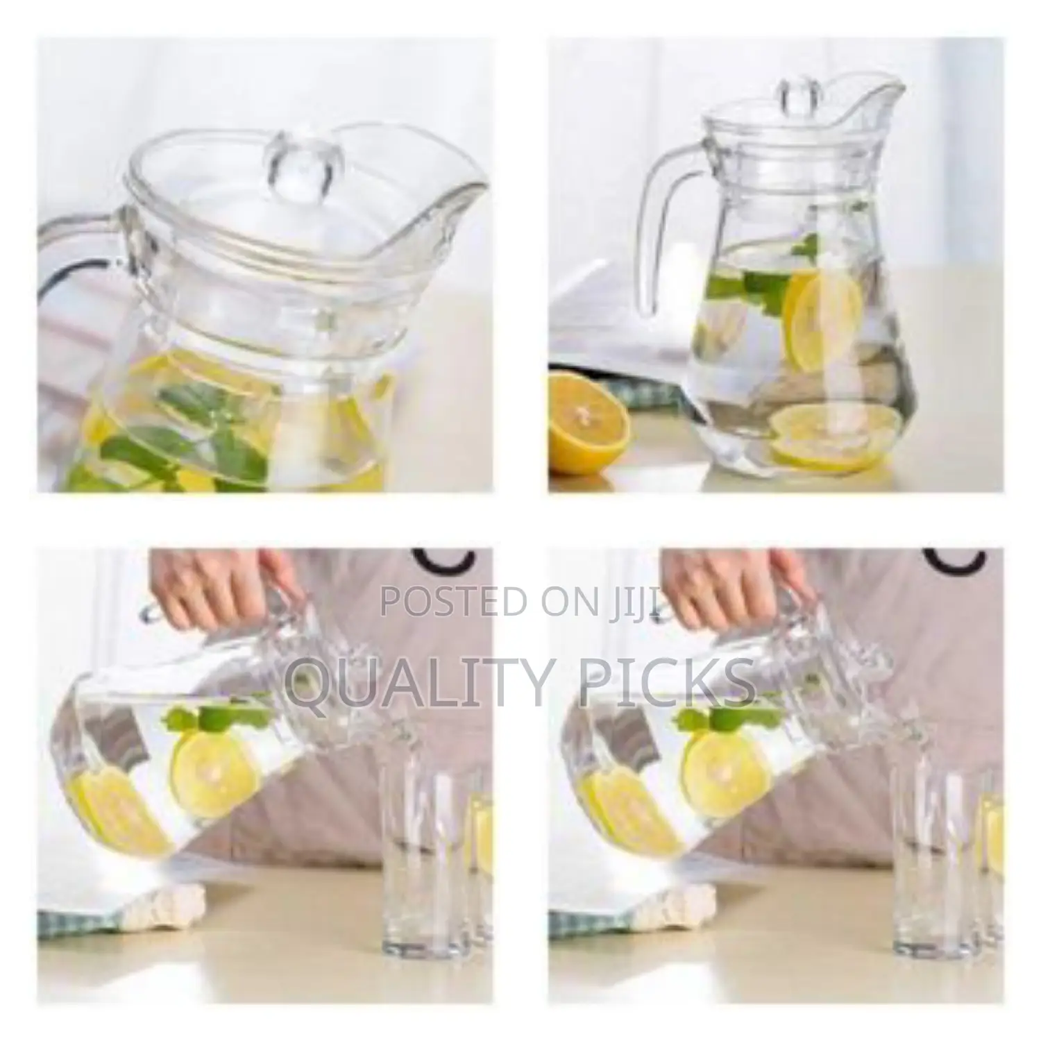 Fabulous Glass Jug-Transparent