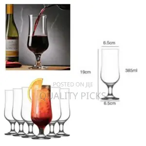 Drink Tumbler Drinking Glasses Pack of 6 Cocktail Glasses