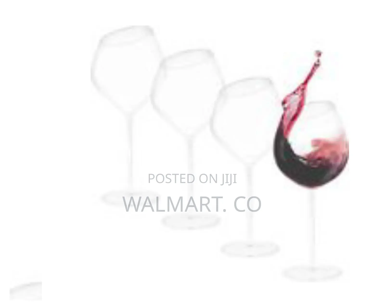 6 Piece Set of Large Red Wine Glasses
