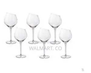 6 Piece Set of Large Red Wine Glasses
