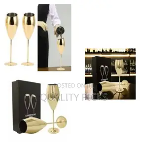 2-Piece Set of Champagne Glasses - Multicolor