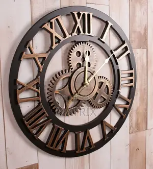 3d Retro Vintage Wall Clock