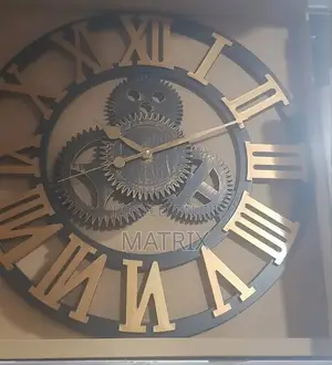 3d Retro Vintage Wall Clock