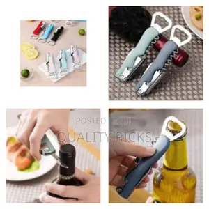 Multi-Functional Pocket Tool With Bottle Opener and Corkscrew