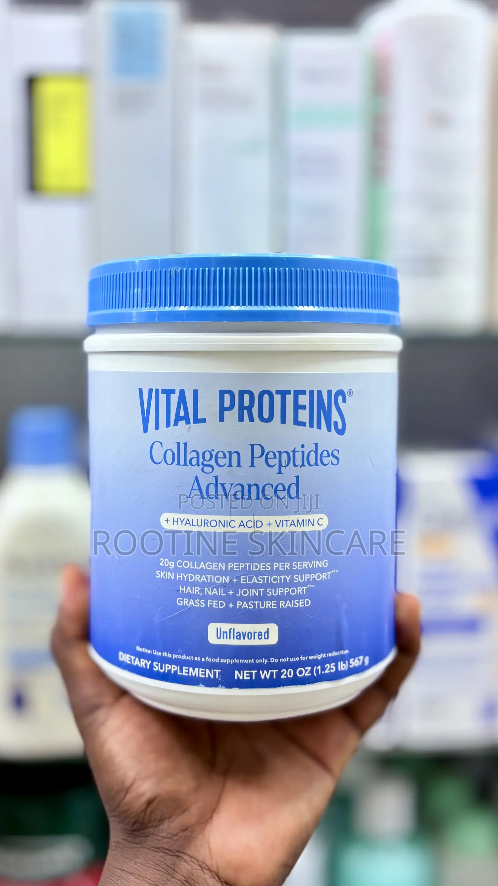 Vital Proteins Vitamin C + Hyaluronic Acid Advanced Collagen 567g