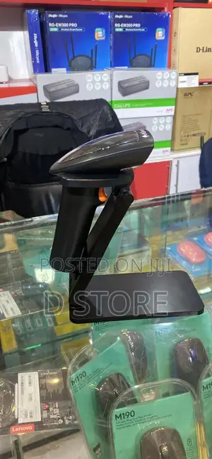 Office Point Barcode Scanner Wireless With Stand Bs-2d-35l