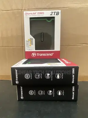 Transcend 2tb Sj25m3, Usb 3.1 Portable Hard Drive Rugged, Anti-Shock
