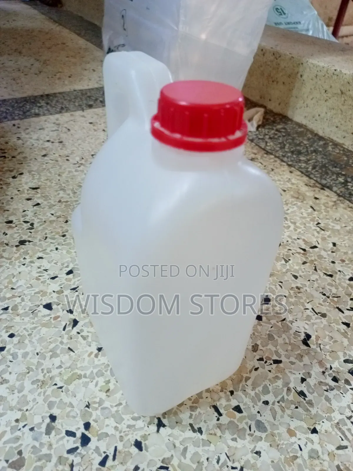 White Plastic Jerry Can 2.2l