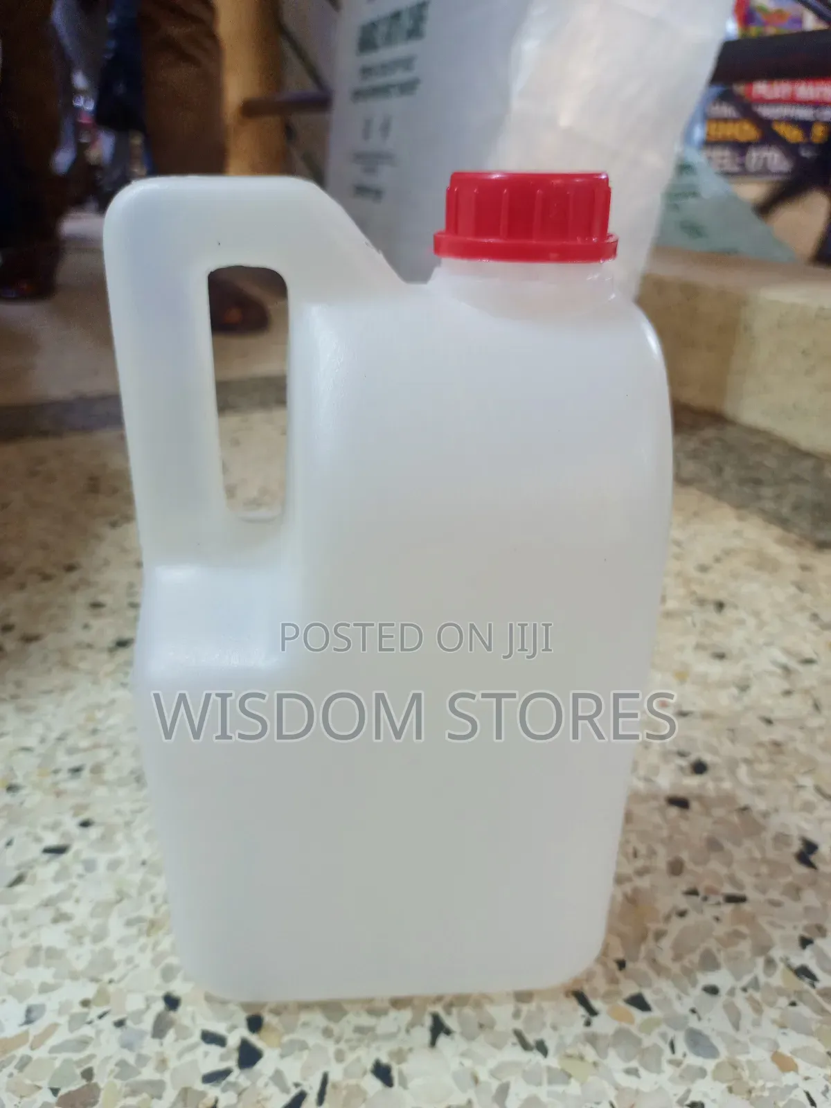 White Plastic Jerry Can 2.2l