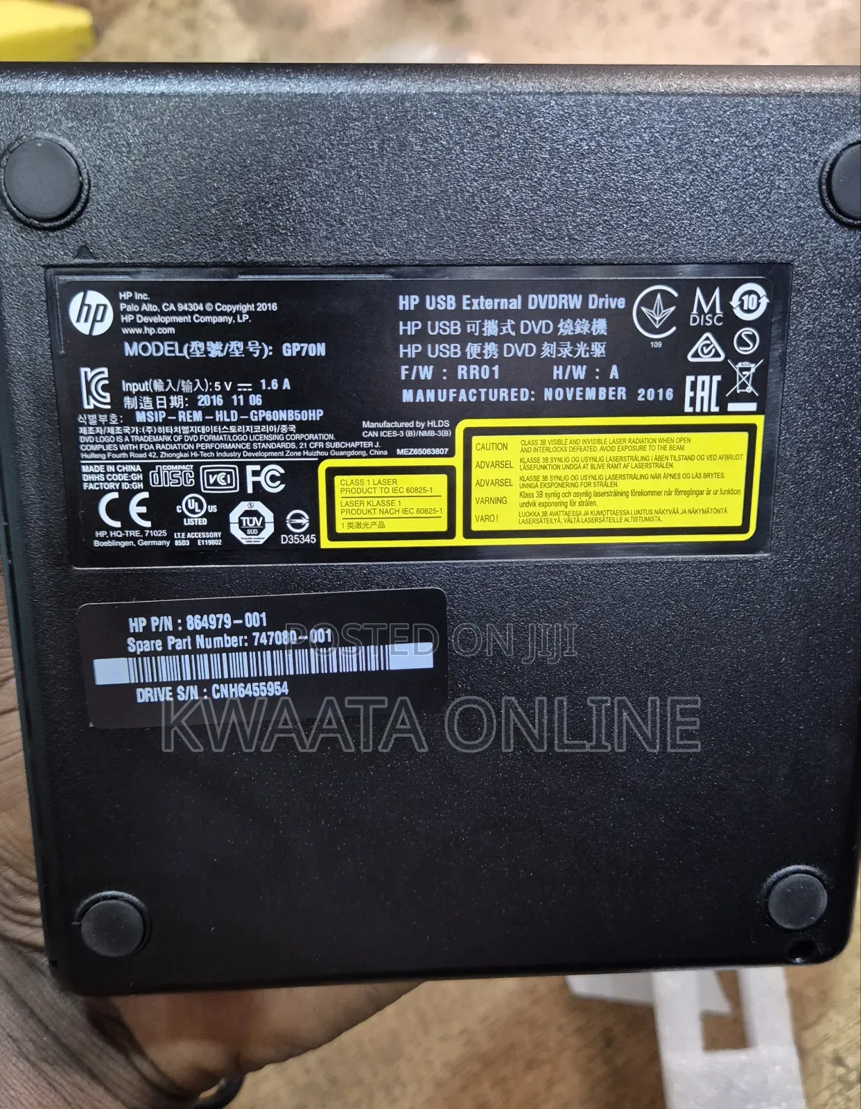 Hp External Usb DVD-Rw Drive for Laptops and Computers9