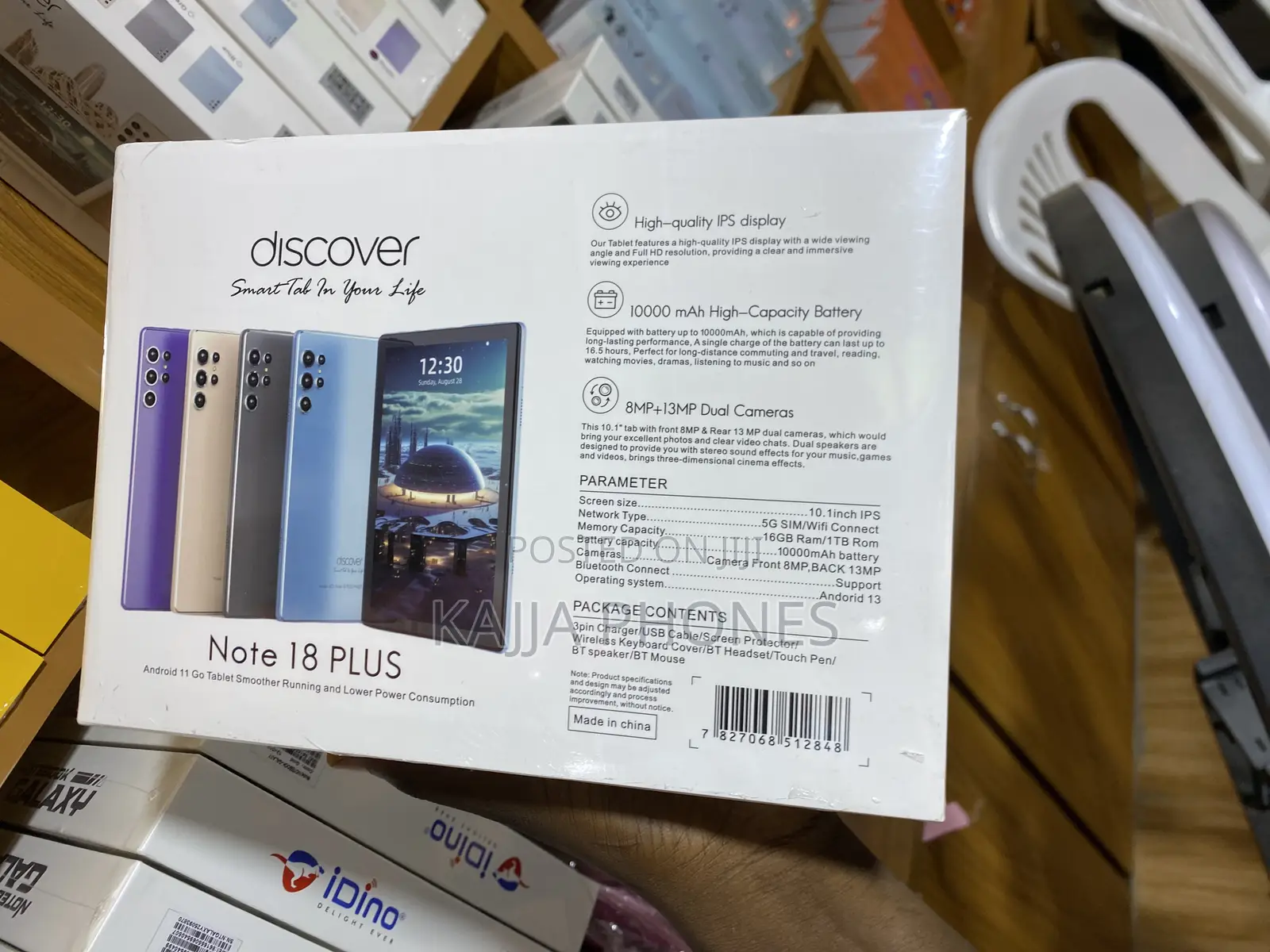 New Discover Note 18 Plus 512 GB Black