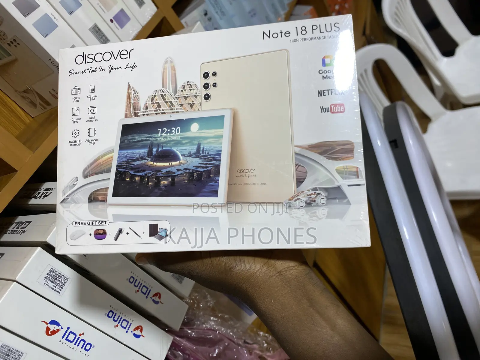 New Discover Note 18 Plus 512 GB Black