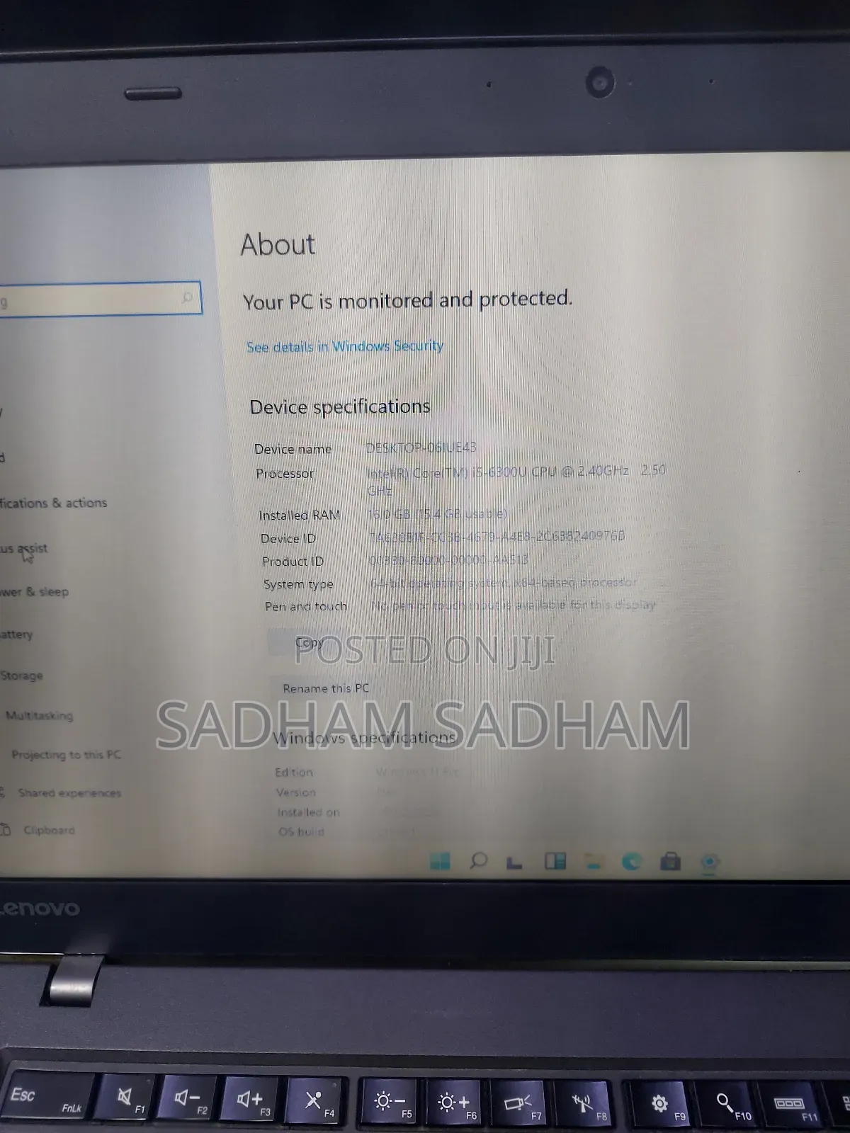 Laptop Lenovo ThinkPad T460 16GB Intel Core I5 SSD 256GB