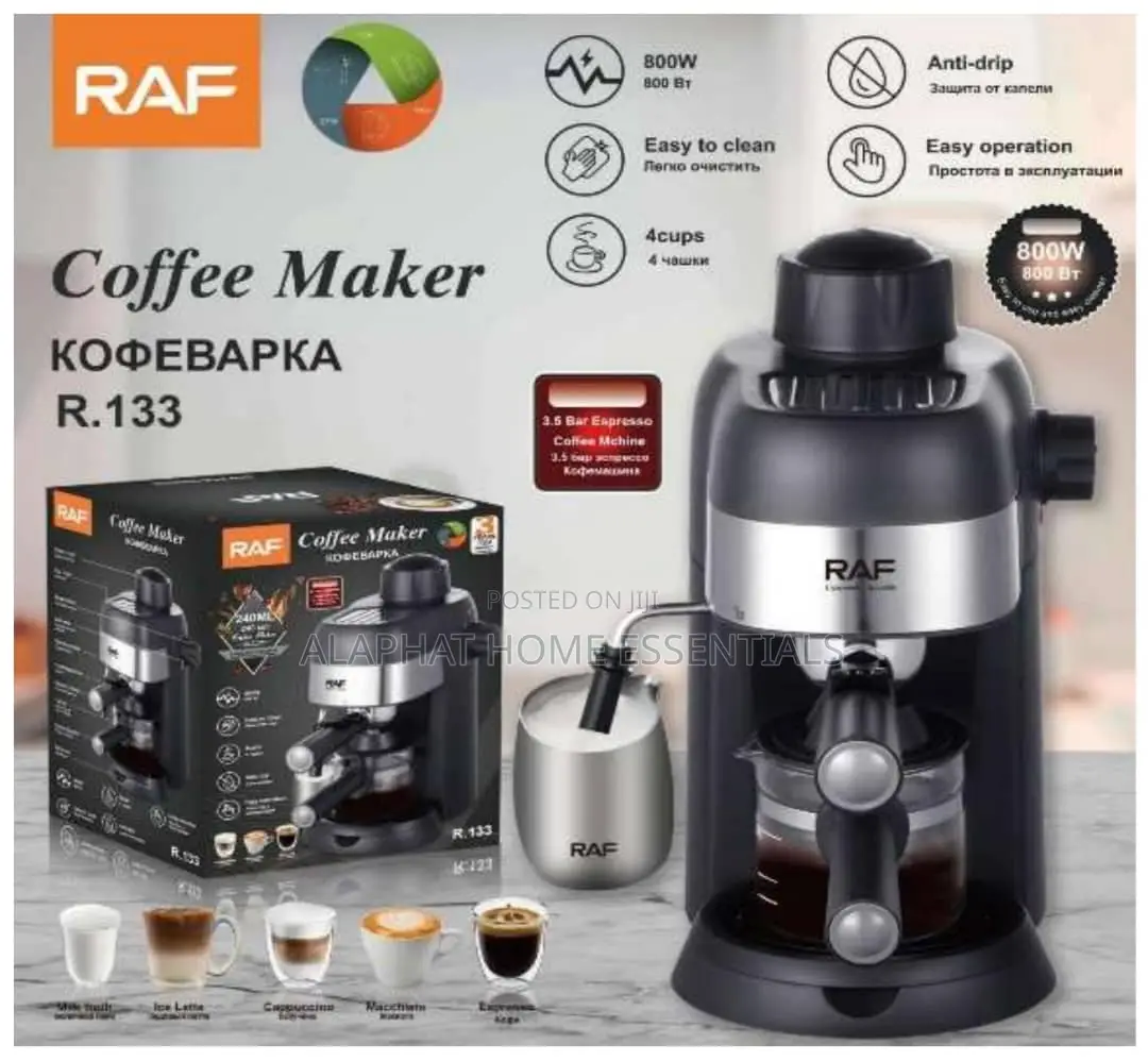 Raf Electric Espresso Coffee Machine, Model R.133