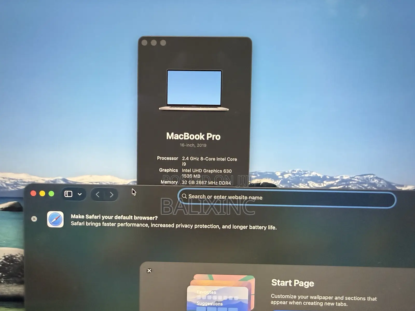 Laptop Apple MacBook Pro 2019 32GB Intel Core i9 SSD 512GB